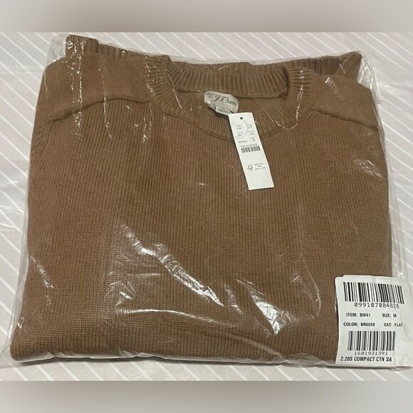 ❤️NWT J. Crew Men’s Sweater | M in Tan - Picture 5 of 5